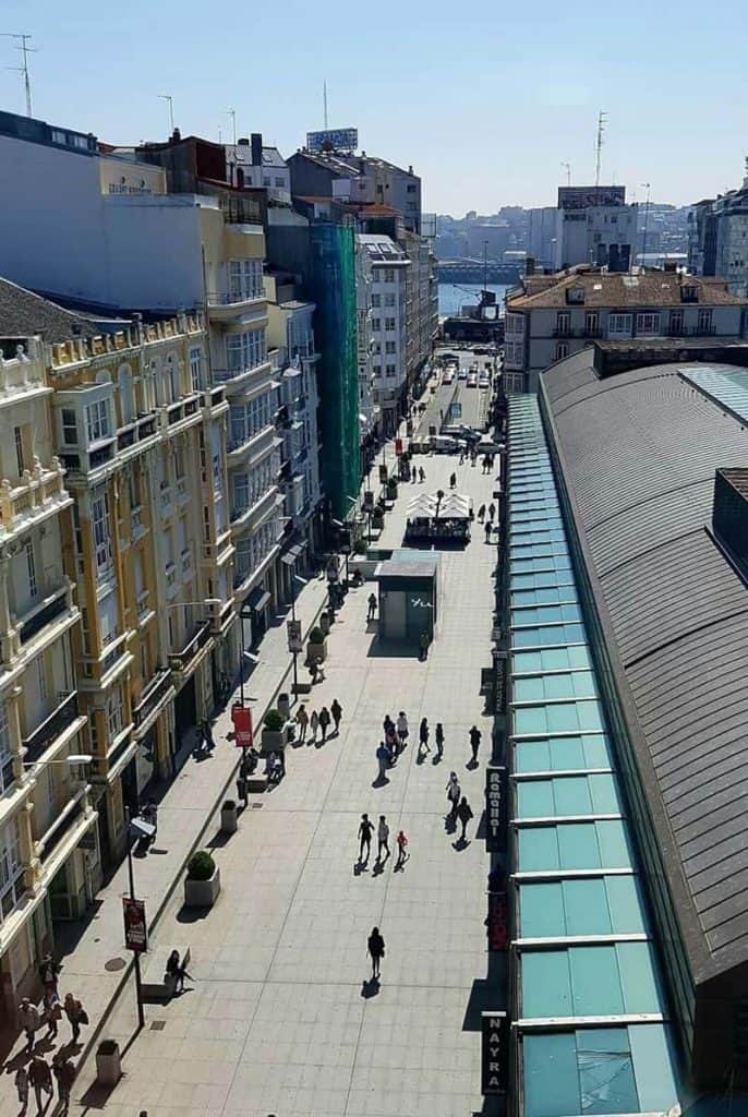 Principales atractivos Coruña, Plaza del Mercado
